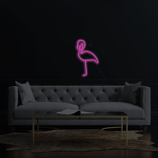 Neon Flamingo' Sticker
