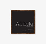 Mother's Day Abuela Sign - Wood Framed Wall Decor Sign - TheDecorCollection