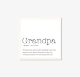 Father's Day Grandpa Sign - Wood Framed Wall Decor Sign - TheDecorCollection
