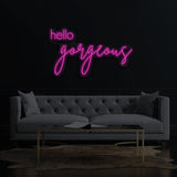 Hello Gorgeous - LED Neon Sign - TheDecorCollection